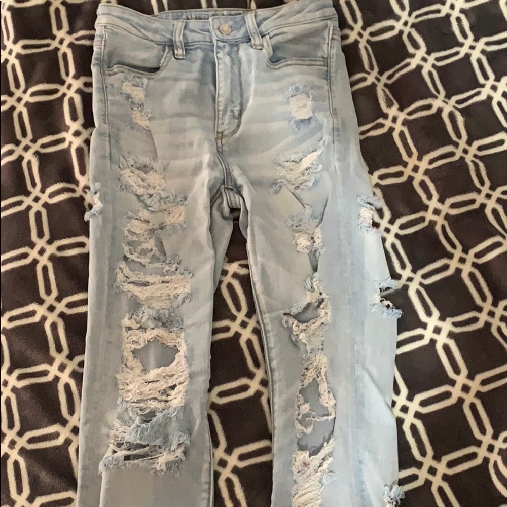 american eagle light jean